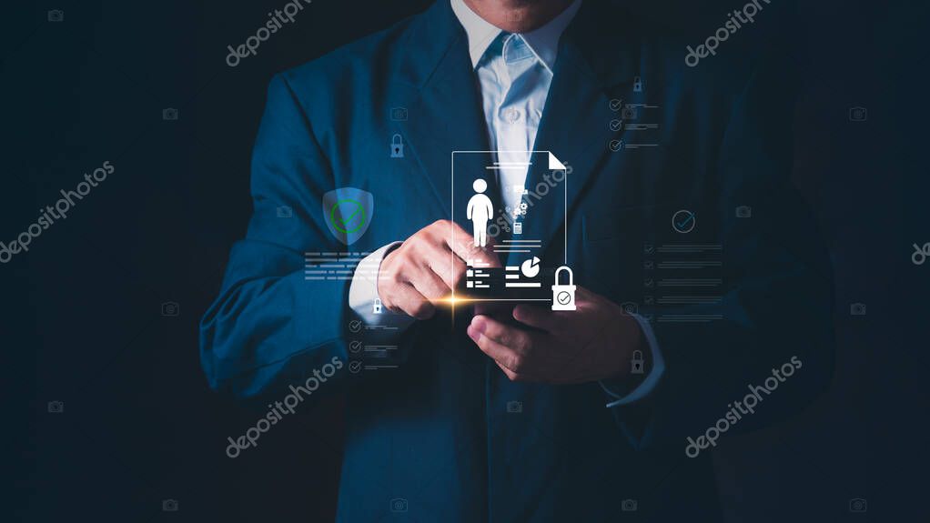 個人情報保護方針をイメージした書類の写真